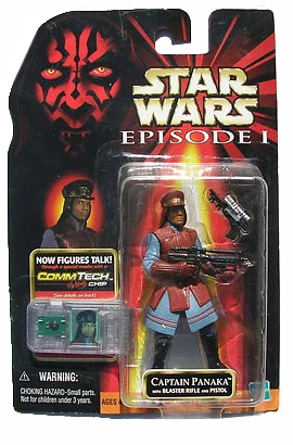 Hasbro Star Wars Captain Panaka w/Blaster Rifle and Pistol 84108 Action Figure