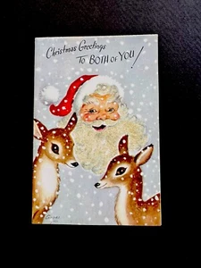 1 lindo saludo de Navidad de colección Marjorie Cooper con su adorable reno - Imagen 1 de 4
