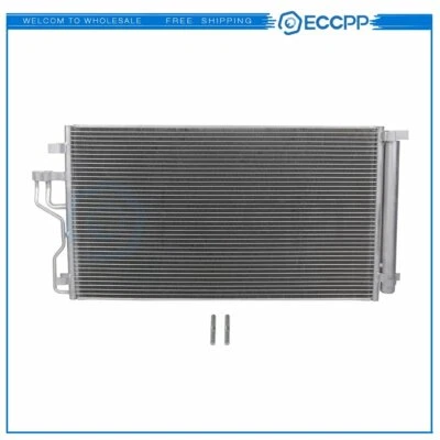 AC Condenser A/C Air Conditioning For Hyundai Tucson Kia Sportage Aluminum 3864 - Image 1 of 4