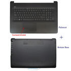 Fits For HP 17-CA1002DS Black Palmrest Touchpad UK Keyboard + Bottom Base Cover