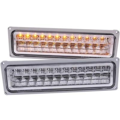 Luces de estacionamiento LED ANZO cromadas para Chevrolet C1500 1988-1998  Foto 1 de 4