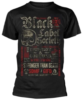 Black Label Society' Destroy & Conquer' T-Shirt - Nuevo y Oficial - Imagen 1 de 2