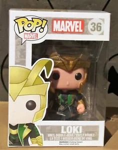 Funko Pop! Marvel #36 Loki (Gold Helmet) NIP - Picture 1 of 8
