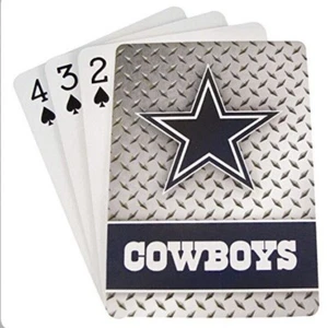 Dallas Cowboys Diamond Plate Playing Cards - Picture 1 of 3