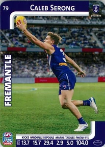 2025 Fremantle Dockers AFL TeamCoach Card - Caleb Serong - Bild 1 von 3