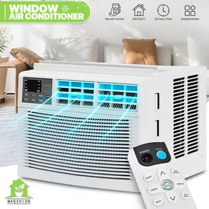 12000 BTU Window Air Conditioner 6 Mode Auto Restart 4 Speed AC w/Remote Control - Picture 1 of 13