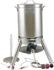 200-440 44-Qt Stainless Turkey Fryer Kit Features 44-Qt Stockpot W/ Lid Poultry