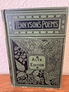 Antique Book Tennyson's Poems  Alta Edition Porter & Coates 19th Century - Picture 1 of 5