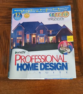 2000 Punch Professional Home Design Suite Platinum Version 12 PC DVD-ROM - Picture 1 of 7