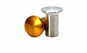 ISR Performance Drift Knob Button compatible with Nissan 240sx - Gold - Picture 1 of 5
