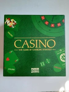 1988 Casino Board Game The Game Of Gambling Strategy By Parker - Complete - Picture 1 of 8