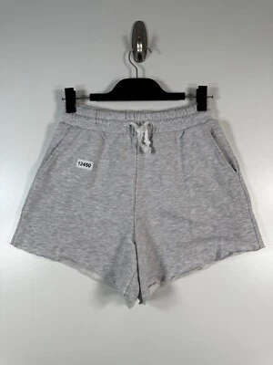 Nuevo con etiquetas H&M Mujer Activo Polar Pantalones Cortos para Sudar Gimnasio Yoga Correr Gris Talla Pequeña 13x4 Foto 1 de 4