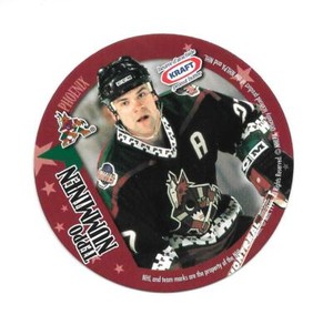 1999 Kraft Peanut Butter All Star Collection Teppo Numminen Phoenix Coyotes 