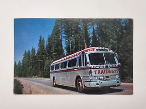Bus Postcard Continental Trailways Silver Eagle motor coach near Salt Lake City - Picture 1 of 6