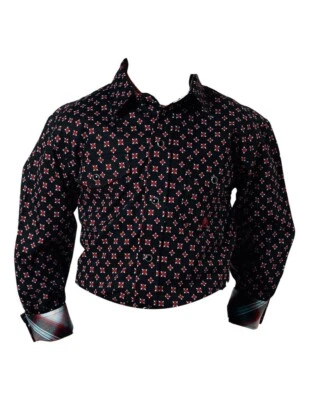 Roper Western Shirt Boys L/S Cottage Foulard 03-030-0225-1007 BL - Image 1 of 2