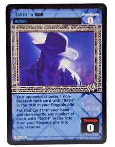 2006 WWE RAW DEAL The Great American CCG #46 Takin a BASH Actions Card W154 - Picture 1 of 2
