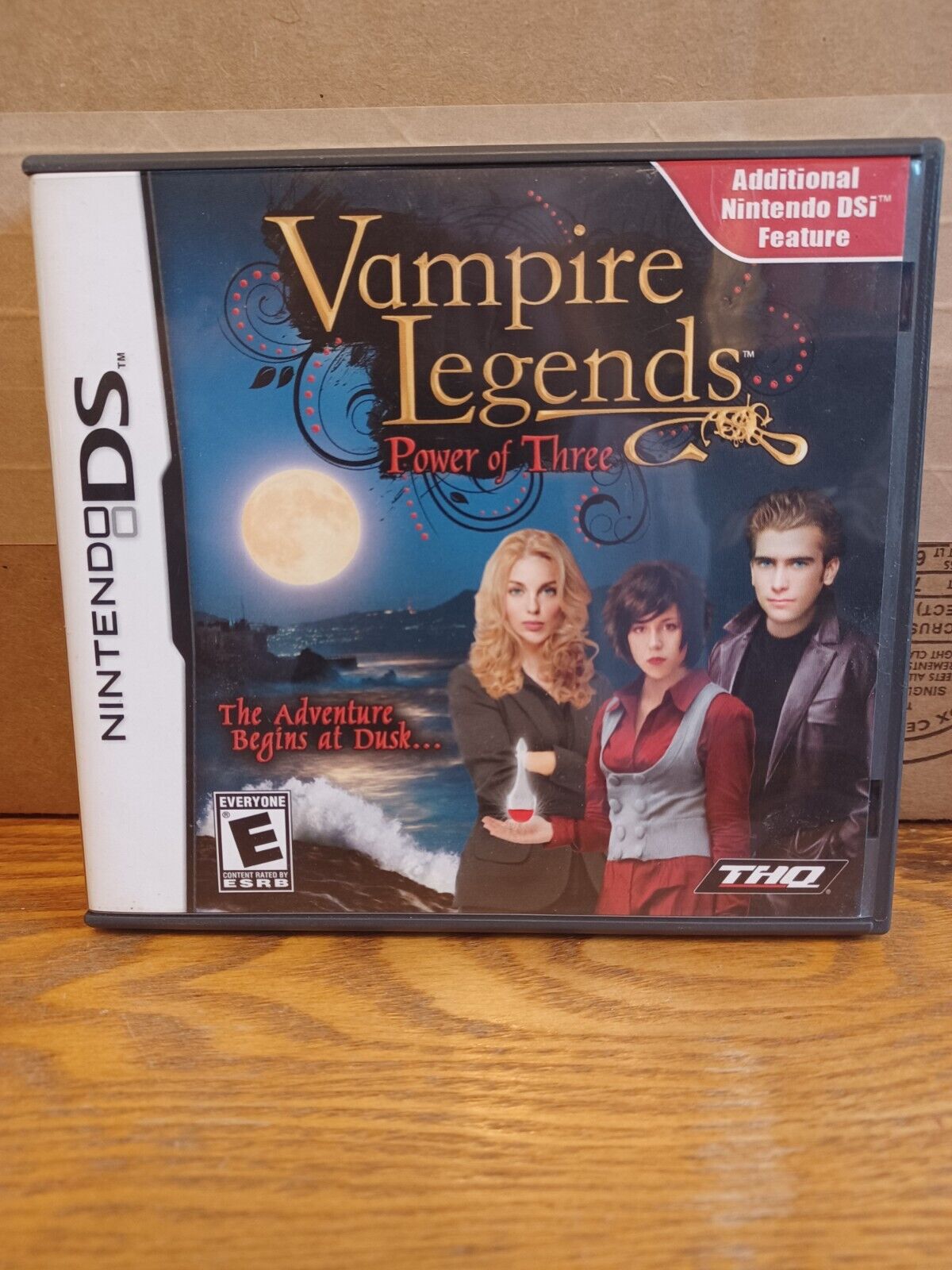 Vampire Legends: Power of Three (Nintendo DS, 2010) Complete, Used TESTED