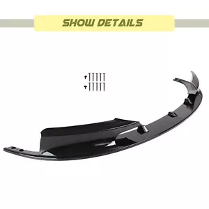 Front Bumper Lip Splitter Gloss Black For 2012-2018 BMW F30 3 Series M Sport - Picture 1 of 9