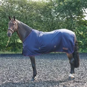 Whitaker Rastrick Summer Stable Sheet Multipurpose Horse Rug Navy 4'9" - 7'0'' - Picture 1 of 6