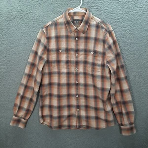 Threads 4 Thought Shirt Adult Medium Multicolor Plaid Preppy Light Academia - Picture 1 of 8