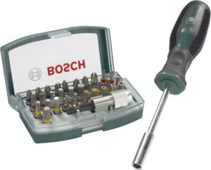 BOSCH Bit Set 32 tlg 2607017189 Kreuz Sschlitz Phillips Torx Halter 1/4 " 6.3 mm - Bild 1 von 4