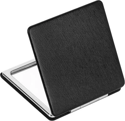 YTZJ Direct Premium Compact Makeup Mirror for Men, Women and Girls, Black Travel