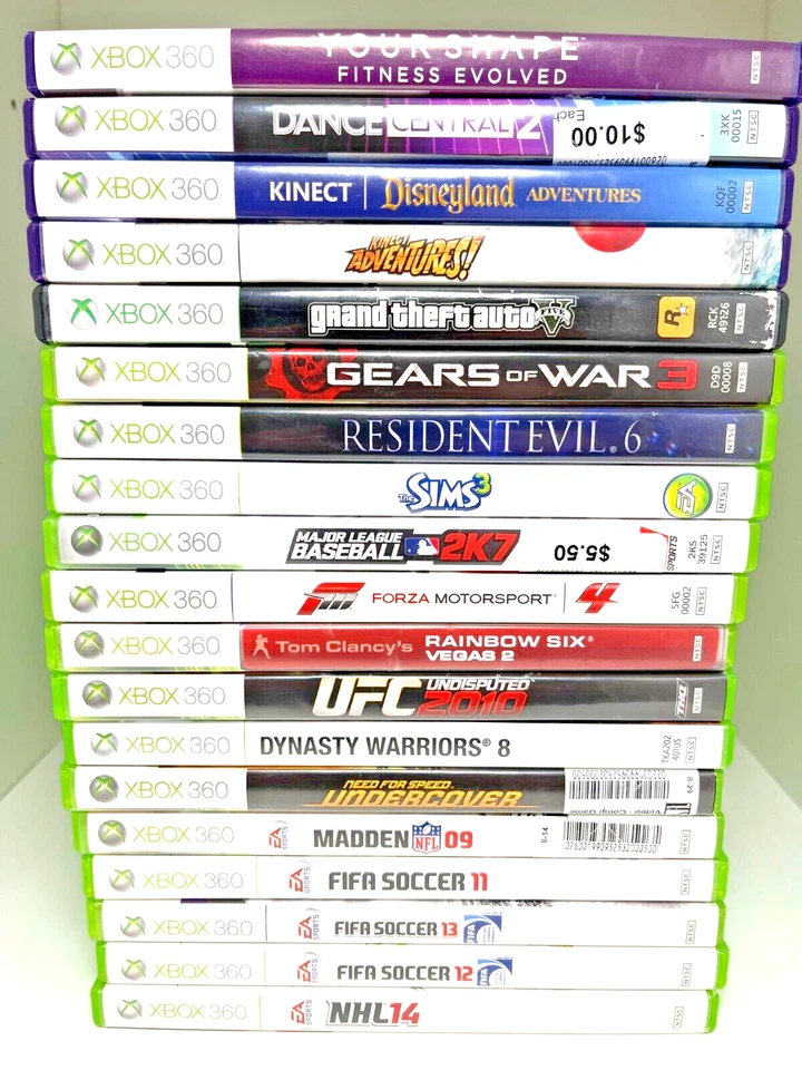 Xbox 360 Games - You Pick! - Includes Kinect Games - With Cases - Image 1 of 1