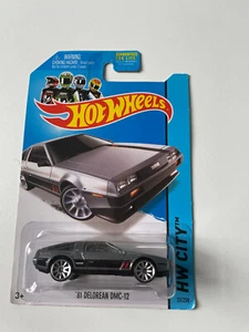 Hot Wheels 81 DELOREAN DMC-12 HW CITY GREY - Picture 1 of 1