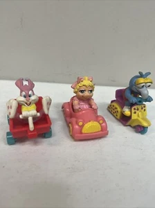 Applause 1986 Tiny Toons Babs Bunny Wagon McDonald’s Muppets Gonzo Ms Piggy Toys - Picture 1 of 5