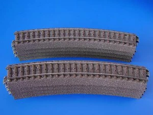 MARKLIN H0 - 24224 - 8x Curved Circuit Track R2 24,3° - C Track / LN - Picture 1 of 2
