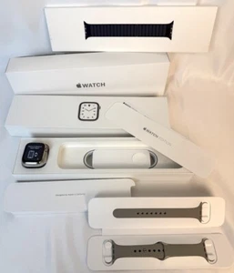 Apple Watch Titanium Edition Series 7 41mm WIFI+ GPS + Cellular w/AppleCare+ - Picture 1 of 24