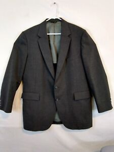 Vintage Clipper Craft Suit Coat Blazer Gray Pinstripe No Tags See Measurements