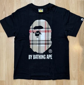 A Bathing Ape BAPE x Burberry Check Tee - All Sizes - Authentic - With Receipt - Picture 1 of 8