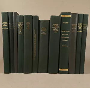 U.S. CATHOLIC HISTORICAL SOCIETY Lot 12 Volumes: Monographs, Many New York Subj. - Picture 1 of 12