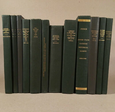 U.S. CATHOLIC HISTORICAL SOCIETY Lot 12 Volumes: Monographs, Many New York Subj. Foto 1 de 4
