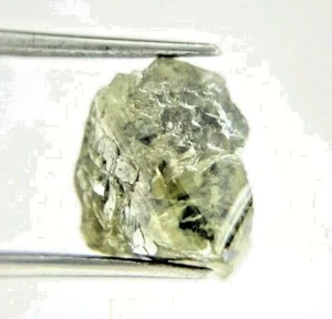 Big Raw Diamond 8.59tcw Yellowish Silver Sparkling Natural Irregular Shape Gift - Picture 1 of 10