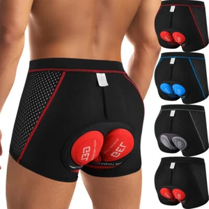 5D Gel Pad Cycling Shorts Mens Downhill Underwear MTB Mountain Bike Short Pants - Picture 1 of 20