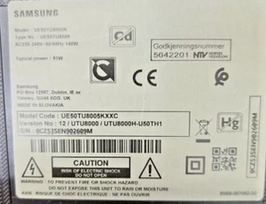 DESPIECE COMPLETO SAMSUNG UE50TU8005K - Imagen 1 de 30