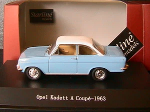 OPEL KADETT A CUPÉ 1963 AZUL HAWAI BLANCO STARLINE 550215 1/43 - Imagen 1 de 1