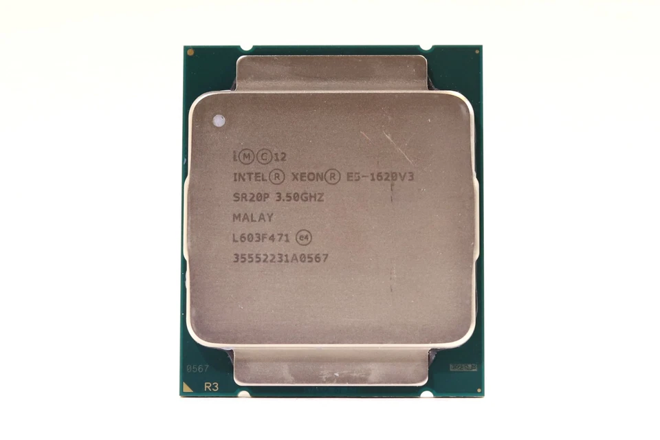 Procesador Intel Xeon E5-1620 V3 3,50 GHz cuatro núcleos 10 MB LGA 2011-3 P/N: SR20P Foto 1 de 2