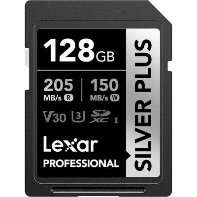 SD Lexar Pro 128GB SDHC V30 U3 silver - Immagine 1 di 3
