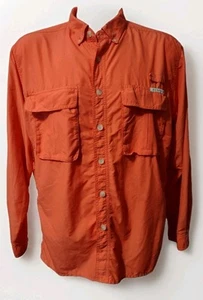 ExOfficio Shirt Men's XL Button Down Long Roll Up Sleeves Vented Fishing  Hiking - Picture 1 of 15