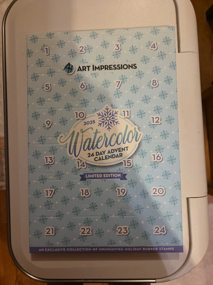 Calendario ADVIENTO acuarela impresiones artísticas Foto 1 de 2