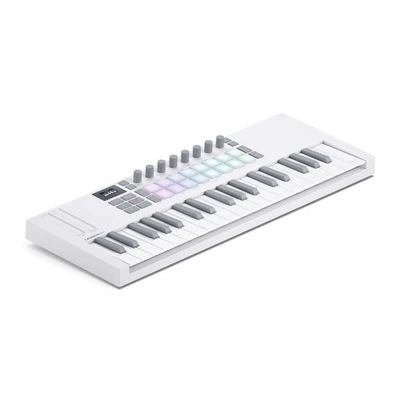 Novation Launchkey Mini 37 MK4 USB/MIDI Controller Keyboard, White (NEW) - Image 1 of 4