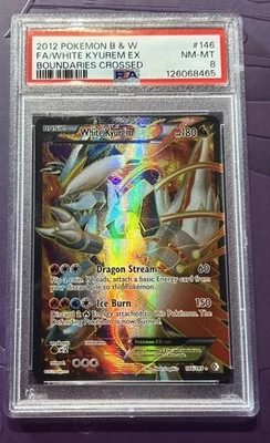 2012 POKEMON B&W BOUNDARIES CROSSED #146 FULL ART/WHITE KYUREM EX PSA 8 New🔥🔥 - Image 1 of 3