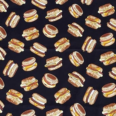 Breakfast Club Maria Kalinowski Kanvas Bernartex Macmuffin WRG-C 5714 Fabric - Image 1 of 4