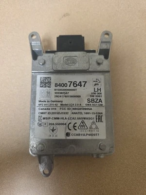 GM 2014-2017 punto ciego lado izquierdo 84007647 Buick Cadillac Chevrolet GMC Foto 1 de 4