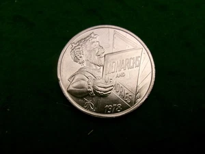 Monarches & Memories Mardi Gras token 1968 - 1978 New Orleans Bacchus coin token - Picture 1 of 2
