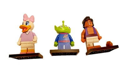 LEGO Disney Collectible Minifigures Lot 3 Aladdin Daisy Duck Toy Story Alien - Image 1 of 4