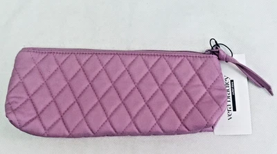 Vera Bradley ~ "Uva ahumada" ~ Bolsa de lápiz esencial ~ Nueva con etiquetas Foto 1 de 4